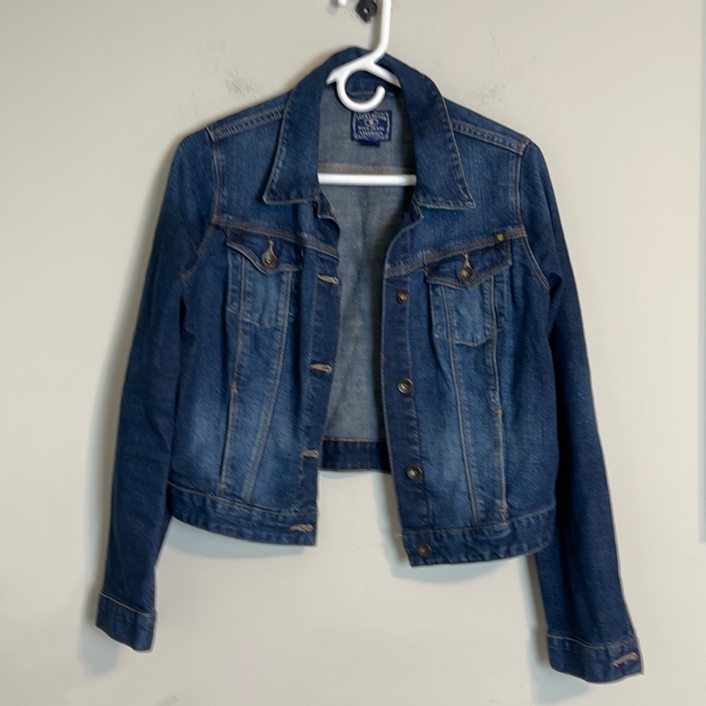 Lucky brand blue denim jean jacket size medium